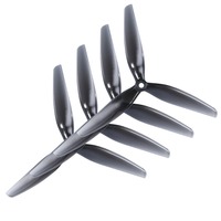 HQProp 7X4X3 7040 - Hélice 3 pales en polycarbonate 2CW+2CCW, accessoire pour drone FPV RC 7 pouces, pièces DIY, anti-tremblement 4K, moule exclusif