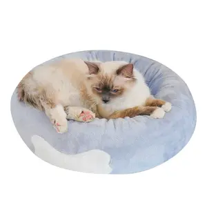 Usine En Gros Nouveau Pet Pp Coton Remplissage Tapis En Peluche Avec Un Design Simple Confortable Lit Pour Animaux De Compagnie pour Chat Chien