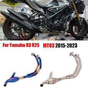 Sistema de Escape Completo para Motocicleta CHMotor para Yamaha YZF R3 R25 <span class=keywords><strong>MT03</strong></span> <span class=keywords><strong>2015</strong></span>-2023, Tubo de Enlace Delantero Medio - Product Image 6