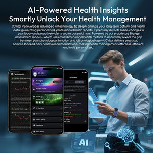 JCVital V5卸売Rohs Fcc Ce非スクリーン健康スマートバンド医療グレードスマートブレスレットスマートバンドスマートウォッチウェアラブルデバイス - Product Image 4