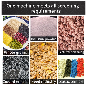 מסך רוטט שינקסיאנג יצרני מכונת מסננת רוטטת אבקה סיבובית מסך רוטט עגול דו-שכבתי - Product Image 6