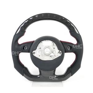 Entrepôt aux États-Unis en stock LED en fibre de carbone Rs3 8v volant pour 2013 2015 2016 Rs4 Rs5 Rs6 Rs7 S4 S5 <span class=keywords><strong>Audi</strong></span> <span class=keywords><strong>Rs</strong></span> <span class=keywords><strong>3</strong></span> volant - Product Image 2