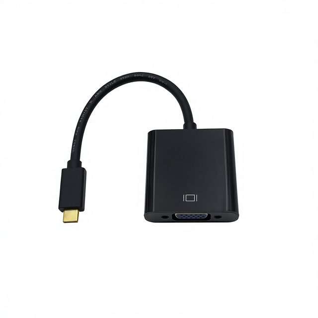 COMTON Male USB C to Female VGA Adapter 1080P 60Hz USB 3.1 Type C to VGA Converter Cable for MacBook Pro Air Surface
