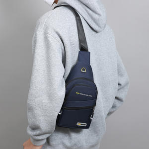 Sport Fashion Men's Chest <b>Bag</b> Nylon <b>Large</b> Capacity Breathable <b>Crossbody</b> <b>Bag</b> For Everyday Use Gray Black Green Blue - Product Image 5