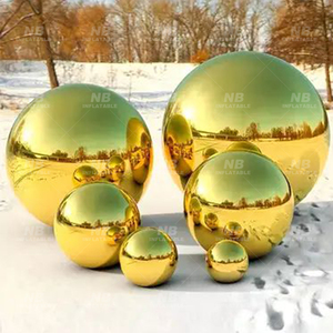 Different Size Colorful Reflective Mirror Ball Festival Event Decoration Inflatable Gold <b>Customized</b> Inflatable Mirror Ball Diffe - Product Image 2