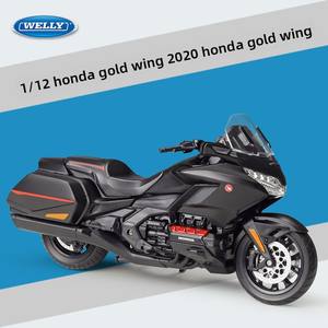 WELLY 1:12 <span class=keywords><strong>2020</strong></span> Gold Wing Heavy Diecast Metal Motorcycle Model Control the Force for Collectors 14 Years & up Gift Wholesale - Product Image 6