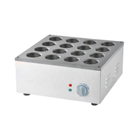 Chef Prosentials 16 Trous Gâteau Cuisson Machine Commerciale Industrielle Croustillante Roue Tarte Gaufrier Machine à Vendre