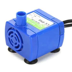 5V Usb Waterpomp Interface Unieke Ontworpen Blauw Aquarium Pomp Met Led Blauw Licht Voor Huisdier Automatische Water Dispenser