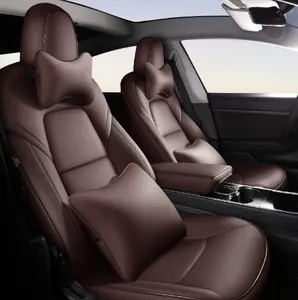 Tirol High Quality Luxury Car Interior Custom Universal Designer Full Set Wellfit Waterproof Fur Leather Car Sheet Seat Cover