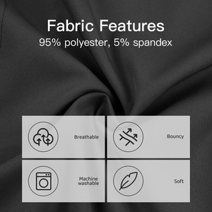 Women's Solid Color V Neck Long Sleeve Scrub Set Moisture Wicking Knitted Hospital Uniform Split Set Workwear - Product Image 5