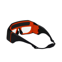 Lunettes de cyclisme et de randonnée à LED rechargeables - Détecteur de mouvement et contrôle 5 modes, recharge USB-C, étanches