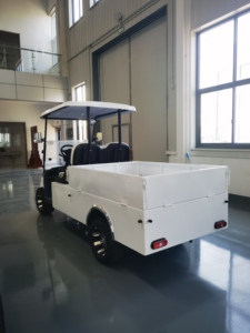 2-Seater Electric Golf Cart with Cargo <b>Box</b> - Product Image 3