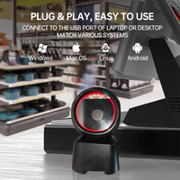 Scanner de code barres de lecteur de la boîte 2d Qr de paiement mobile Usb / Rs232 de Bide pour le supermarché