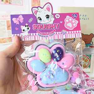 Juguete Antiestrés de TPR con Forma de Pata de Gato Arcoíris, de Alta Calidad y Gran Tamaño, para Aliviar el Estrés y la Ansiedad, para Niños de 5 a 7 Años - Product Image 3