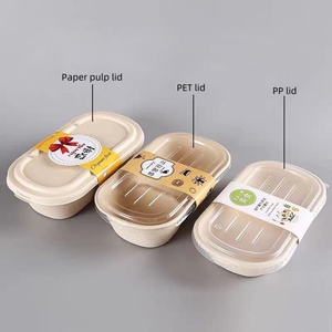 Caja de embalaje moldeada de pulpa biodegradable personalizada, materiales reciclados, laminación mate y grabado con pegatinas de manga y banda - Product Image 4