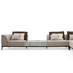 Sofá de Estilo Atómico con Tela Importada, Modelo Sputnik, con una Pierna en el Lado Izquierdo, Muebles Foshan, Gran Venta en Rusia - Product Image 1