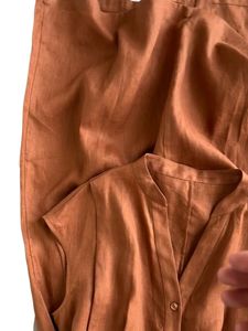 Camicia <span class=keywords><strong>da</strong></span> <span class=keywords><strong>donna</strong></span> di fascia alta in misto cotone in lino stile sofisticato abito elegante semplice - Product Image 2
