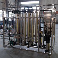 Système de filtration par osmose inverse en acier inoxydable SS304 personnalisé de 1000 LPH, machines à eau pure RO, traitement de purification