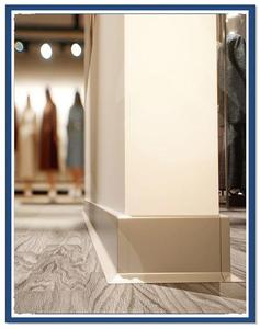 Battiscopa in Alluminio dal Design Moderno, Cornice Decorativa Angolare con Finitura Spazzolata, Facile Installazione, Garanzia di Cinque Anni - Product Image 3