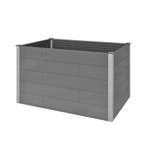 Venta al por mayor decoración al aire libre hogar jardín DIY WPC <span class=keywords><strong>madera</strong></span> plástico compuesto macetas WPC maceta <span class=keywords><strong>para</strong></span> restaurante jardín - Product Image 1