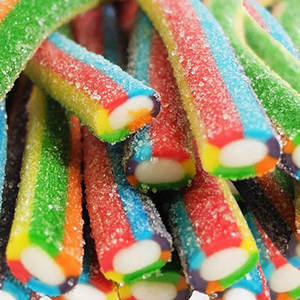 Toptan sıcak satış lal toplu çok renkli ekşi Gummies Mix meyve lezzet ekşi kemerler şeker Liquorice şerit şeker - Product Image 3