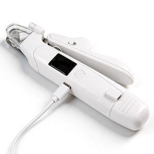 <span class=keywords><strong>Cortauñas</strong></span> 2 en 1 de Acero Inoxidable Portátil, Recargable, Silencioso, para Perros y Gatos, con Luz LED - Product Image 5
