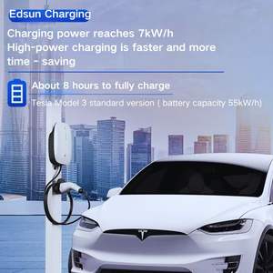 <span class=keywords><strong>Edsun</strong></span> 32A Type 2 7Kw Station de charge portable pour véhicule électrique Nouvel état Interface CCS Chargeur de voiture électrique standard - Product Image 4