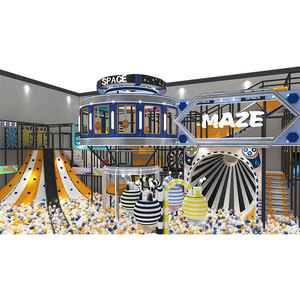 Équipements de parc d'attractions intérieur sur mesure de grande taille pour enfants, avec jeux de haute altitude - Product Image 6