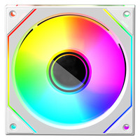 Prism 6pro 12CM ARGB ventilateur de refroidissement couleur magique pour ordinateur hôte ventilateur de châssis en plastique de bureau pour une utilisation dans un boîtier d'ordinateur