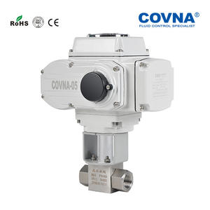 Vanne à bille électrique intelligente bidirectionnelle COVNA haute pression filetée pour le contrôle de l'eau, du gaz et de l'huile, personnalisable OEM - Product Image 4