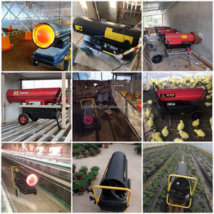 דלק תעשייתי שריפת דיזל/קרוסין מאוורר חימום עוף חווה 50kw עופות משק 50kw דוד חימום אוויר עם משאבת 220v משאבת - Product Image 4