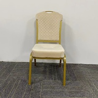 Silla de Conferencia y Banquete con Respaldo Alto y Asa, Cojín de Espuma Gruesa para Reuniones de Negocios, Hoteles y Recepciones Gubernamentales