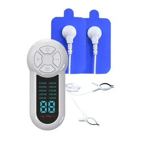 Tens elettrodi massaggiatore per le orecchie ces therapy sleep aid clip per l'orecchio elettrodo dolore cronico stimolazione elettromagnetica per l'insonnia