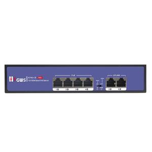 Caméra de surveillance CCTV, commutateur PoE 4 ports, ODM OEM HZGWS-1064PSD - Product Image 3