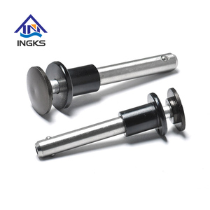 Attaches de sécurité à bouton poussoir en acier inoxydable à dégagement rapide et autobloquant - Product Image 3