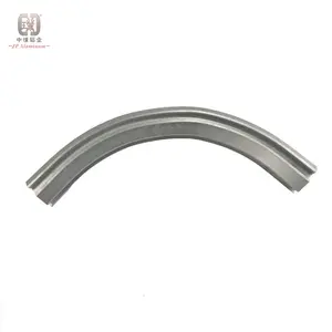 Fram aluminium profil ekstrusi aluminium 6061 t6 kustom