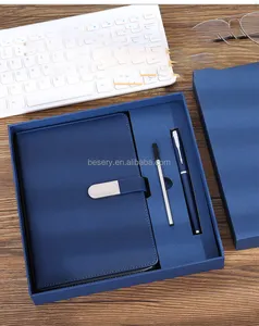 Trend Souvenir Werbe geschenke für Unternehmen Benutzer definiertes Logo A5 Notebook Set Tagebuch mit Stift Business Box Set