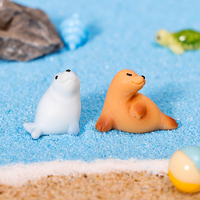 Meilleures ventes : Breloques en résine élégantes et polies, Manatee, style Coastalcore Pastel Sea Pals, confortables et décontractées, pour décoration de maison Elf on Shelf
