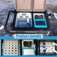 Muestreador de Agua de Mar para Parques Eólicos Marítimos, Dron Muestreador de Agua para Monitoreo de la Calidad del Agua de Mar Alrededor de Parques Eólicos, Dispositivo de Muestreo de Agua