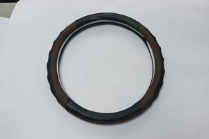 Volant de voiture en cuir en fibre de carbone de haute qualité, antidérapant, vente directe d'usine - Product Image 5