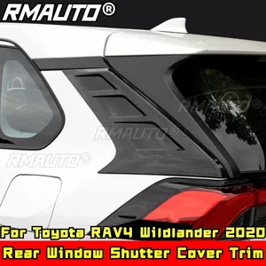 For RAV4 Wildlander Body Kit Glossy Black <b>Window</b> Louver Side <b>Vent</b> Trim for Toyota RAV4 Wildlander 2020 Car Accessories - Product Image 2