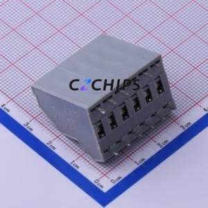KFM736-5.0-2X6P Spring Terminal Block Through hole Component (THT),P=5mm Connector 5mm 12P 6 17A - Product Image 2