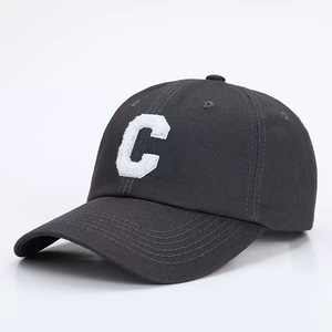 Gorra de béisbol unisex de algodón de <span class=keywords><strong>6</strong></span> paneles, personalizable, color sólido, logotipo bordado alto, ala curva de <span class=keywords><strong>6</strong></span> grados, Tela con estampado callejero, deportivo - Product Image 3