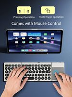 Teclado Bluetooth Plegable Recargable Portátil al por Mayor, Teclado Inalámbrico para Tablet Mint