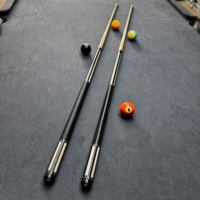 Nouvelle Queue de Billard Professionnelle CUPPA en Érable Nord-Américain avec Joint Radial, Manche en Ébène, Pointe de 11,8/12,2 mm