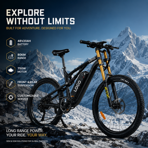 Customizable Electric Bike 27.5 inch 750W 48V 20Ah 80km Distance Aluminum Frame Factory Wholesale LatAm - Product Image 1