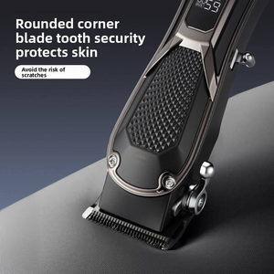 <span class=keywords><strong>Tondeuse</strong></span> à cheveux électrique professionnelle pour hommes avec ciseaux en acier inoxydable et cape – <span class=keywords><strong>Kit</strong></span> complet pour barbier - Product Image 3