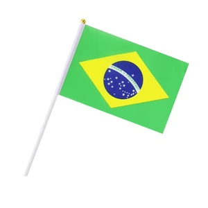 Prodotti per Tifosi di Calcio Brasiliani 2026 Bandiera Personalizzata DDP Maglia da Calcio Brasiliana Portachiavi a Forma di Corno Abbigliamento Cappello Occhiali da Sole Bandiere - Product Image 4