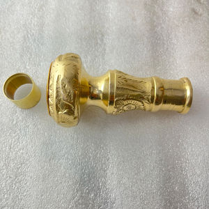 Bastón de Madera Maciza Hecho a Mano, Estilo Vintage, Pulido, Decoración para el Hogar, Regalo con Diseño de Naturaleza Muerta para el Día del Padre - Product Image 1