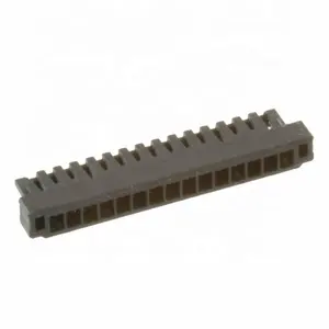 Discrete wire 15 Rectangular Connectors - Housings Plug Black HRS Hirose Connector DF52-15P-0.8C